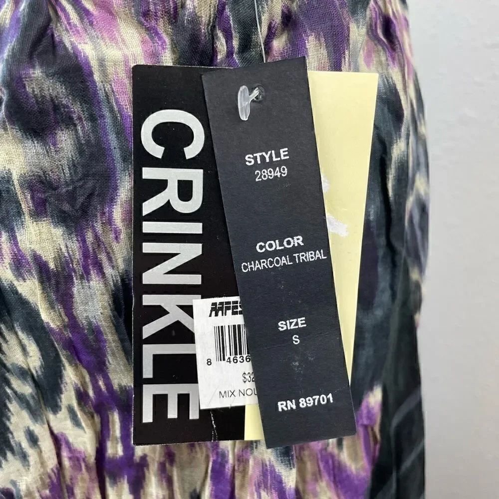 NWT Mix Noveau Crinkle Skirt Size S - Picture 3 of 8